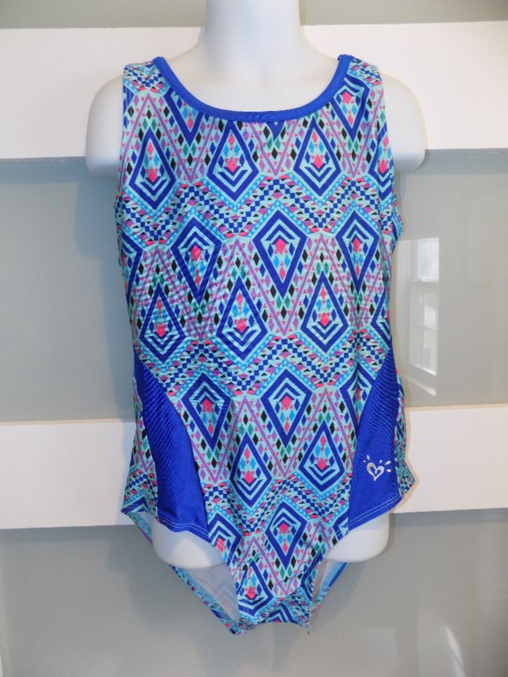Justice Active Multi-Colored Gymnastic/Dance Leotard Size 10 Girl's